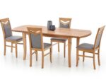 Stół rozkładany FRYDERYK 160/240 cm 90x160 - 240 cm dąb craft MDF do jadalni