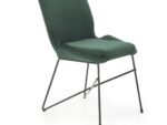 Krzesło K454 46 cm ciemny zielony do jadalni