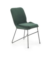 Krzesło K454 46 cm ciemny zielony do jadalni
