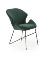 Krzesło K458 57 cm ciemny zielony do jadalni