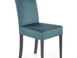 Krzesło CLARION 2 42 cm ciemny zielony / czarny zestaw 2 szt do jadalni