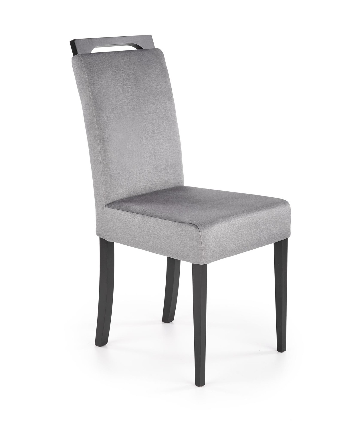 product-3048-1.jpg Krzesło CLARION 2 42 cm popielaty / czarny zestaw 2 szt do jadalni - obrazek 1