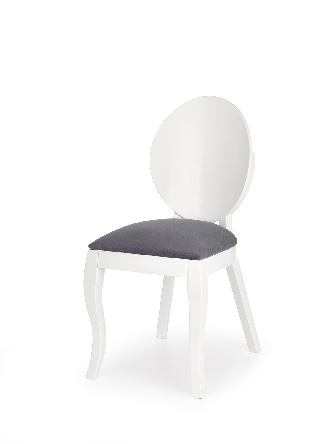 product-3164-1.jpg Krzesło VERDI 50 cm biały, popielaty zestaw 2 szt do jadalni - obrazek 1