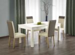 Stół rozkładany SEWERYN 160/300 cm 90x160 - 300 cm biały MDF do jadalni