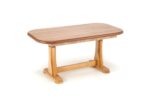 Stół TYMON 2 ławo 125 - 164x65 cm dąb craft MDF do jadalni