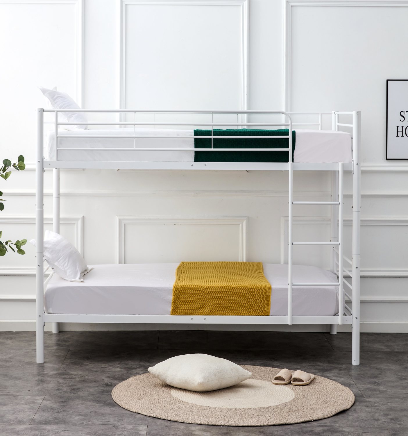 product-3537-1.jpg Łóżko piętrowe BUNKY 90x200 cm biały do sypialni - obrazek 1