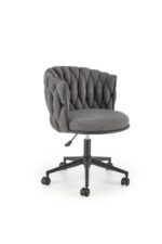 Fotel gabinetowy TALON 55 cm popielaty do biura i gabinetu