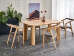 Stół rozkładany ELEFANTE PROSTOKĄT 100x160 - 240 cm dąb naturalny MDF do jadalni