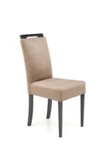 Krzesło CLARION 2 42 cm jasny brąz / czarny do jadalni