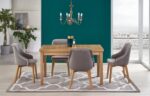 Stół rozkładany TIAGO 2 80x140 - 220 cm dąb craft MDF do jadalni