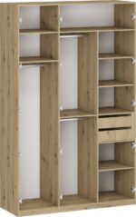 Korpus szafy modułowej FORMO system szaf modułowych - KORPUS K7 dąb artisan 150 cm do szafy modułowej