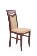 Krzesło CITRONE 44 cm ciemny orzech zestaw 2 szt do jadalni