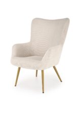 Fotel wypoczynkowy AMARO 70 cm kremowy do salonu