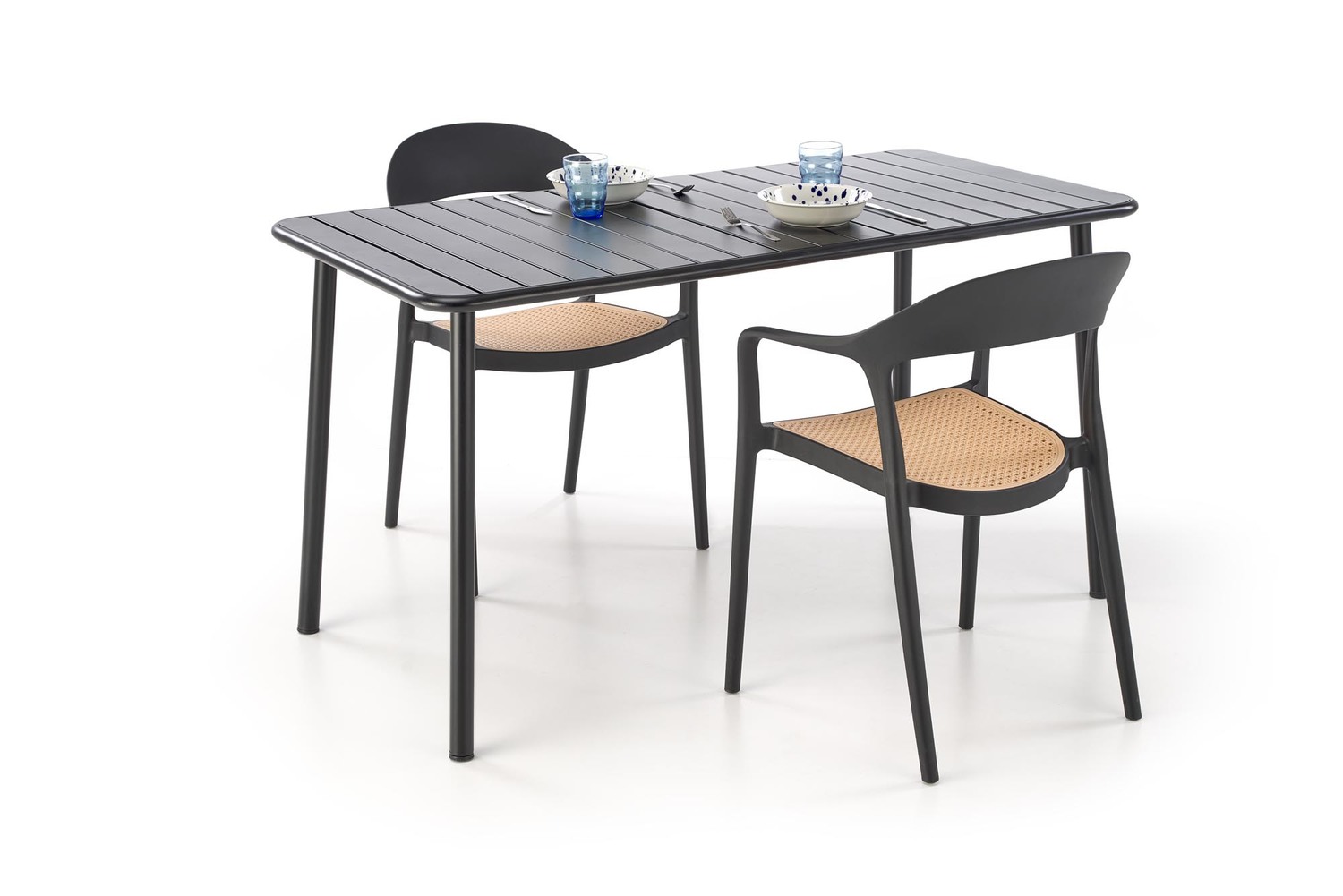 product-5048-1.jpg Stół prostokątny BOSCO 140x70 cm czarny do jadalni - obrazek 1