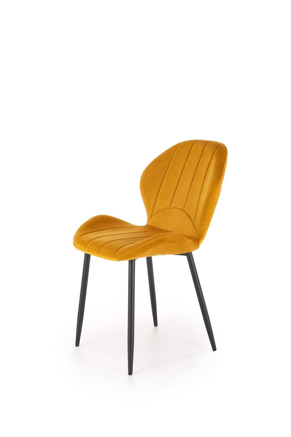 product-5198-1.jpg Krzesło K538 tapicerowane velvet musztardowy do jadalni - obrazek 1