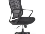 Fotel gabinetowy VESUVIO 59 cm czarny do biura i gabinetu