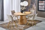 Stół rozkładany CALYPSO 100x160 - 200 cm naturalny MDF do jadalni