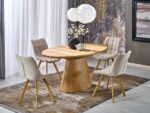 Stół rozkładany CALYPSO 100x160 - 200 cm naturalny MDF do jadalni