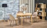 Stół rozkładany MAGNUS 120x120 - 200 cm dąb naturalny MDF do jadalni