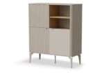 Komoda BELUCI KM-2 97 cm kaszmir MDF do salonu lub sypialni