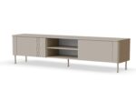 Szafka RTV TIRANTE RTV-2 200 cm kaszmir MDF do salonu