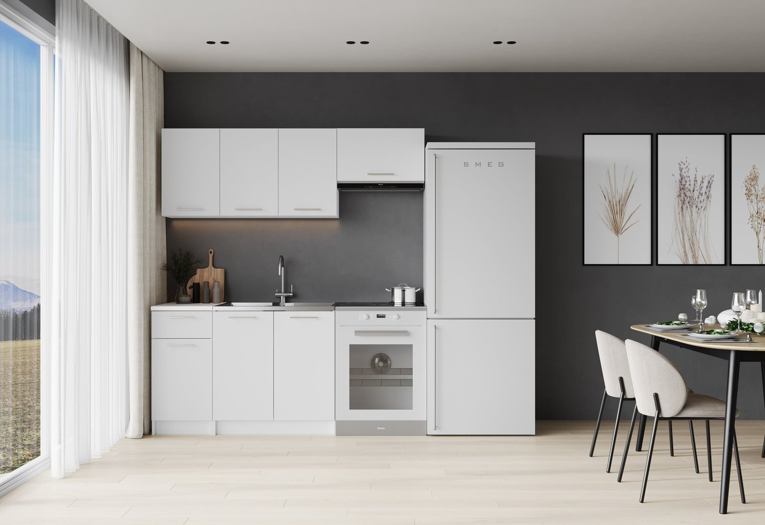 product-6235-1.jpg Zestaw kuchenny CORONA 180 180 cm biały do kuchni - obrazek 1