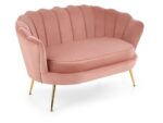 Fotel wypoczynkowy AMORINITO XL 127 cm różowy velvet do salonu