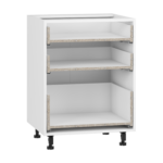 Szafka dolna kuchenna VENTO D3S-60/82 korpus 60 cm biały do zabudowy kuchennej