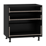 Szafka dolna kuchenna VENTO D3S-80/82 korpus 80 cm czarny do zabudowy kuchennej