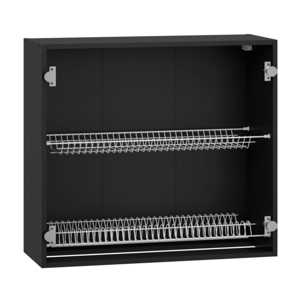 Szafka górna kuchenna VENTO GC-80/72 korpus 80 cm czarny do zabudowy kuchennej