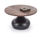 Ława TIMOR 70x70 cm orzechowy / czarny / orzech MDF do salonu