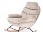 Fotel bujany GIORGIO 65 cm beżowy do salonu