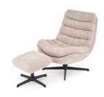 Fotel wypoczynkowy OLYMPIC 75 cm cappuccino / beżowy do salonu