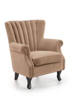 Fotel TITAN 73 cm beżowy velvet do salonu