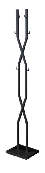 Wieszak W69 28 cm czarny do przedpokoju - obrazek 2
