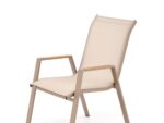 Krzesło ogrodowe HOVER 54 cm cappuccino / beżowy na taras i do ogrodu