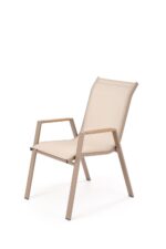 Krzesło ogrodowe HOVER 54 cm cappuccino / beżowy na taras i do ogrodu