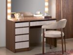Toaletka HOLLYWOOD 2 XL 55 cm kaszmir / orzech do sypialni