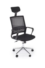 Fotel gabinetowy DUKE 52 cm czarny do biura i gabinetu
