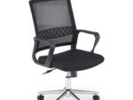 Fotel gabinetowy DUKE 52 cm czarny do biura i gabinetu