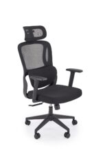 Fotel gabinetowy MATEUS 67 cm czarny do biura i gabinetu