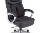 Fotel gabinetowy MAXWEL 64 cm czarny do biura i gabinetu