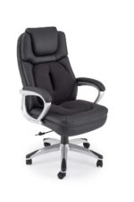 Fotel gabinetowy MAXWEL 64 cm czarny do biura i gabinetu