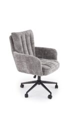 Fotel obrotowy MISHEL 62 cm popielaty do biura i gabinetu