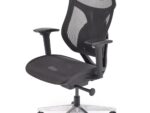 Fotel gabinetowy OTIS 70 cm czarny do biura i gabinetu