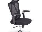 Fotel gabinetowy RUFINO 62 cm czarny do biura i gabinetu