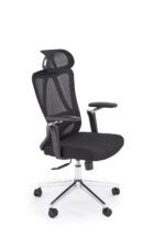 Fotel gabinetowy RUFINO 62 cm czarny do biura i gabinetu