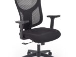 Fotel gabinetowy SCOT 68 cm czarny do biura i gabinetu