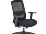 Fotel gabinetowy SWIFT 68 cm czarny do biura i gabinetu