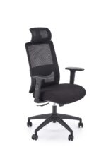 Fotel gabinetowy SWIFT 68 cm czarny do biura i gabinetu